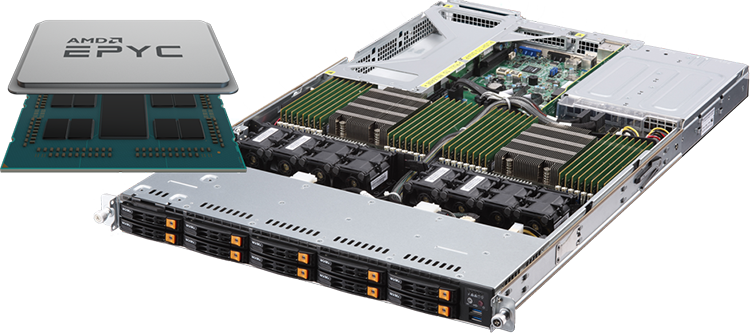 Broadberry CyberServe server with AMD EPYC processor