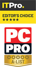 IT Pro Editors Choice, PC Pro A-List Award