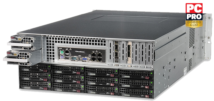 Broadberry Storage Server with PC Pro A List Award